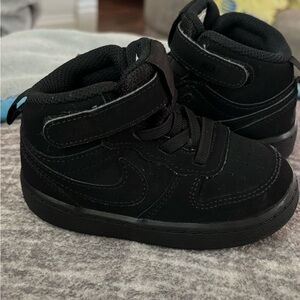 Nike Kids Black High-Top Sneakers